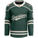 Biggby Spartans Adult Player Hybrid Jersey (Alt)