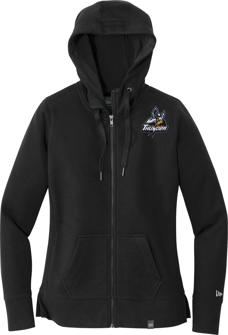 Mon Valley Thunder New Era Ladies French Terry Full-Zip Hoodie