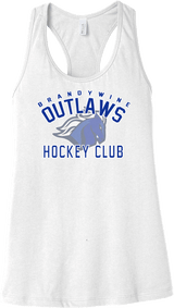 Brandywine Outlaws Womens Jersey Racerback Tank