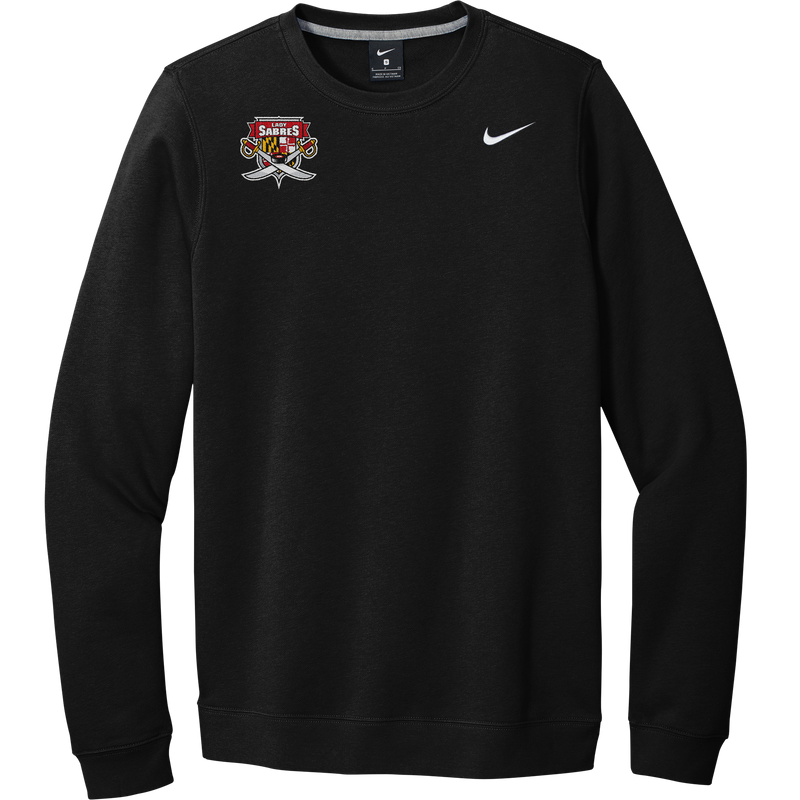 SOMD Lady Sabres Nike Club Fleece Crew