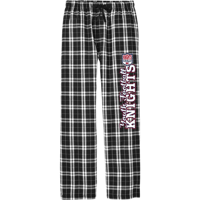 Knights Youth Football Flannel Plaid Pant