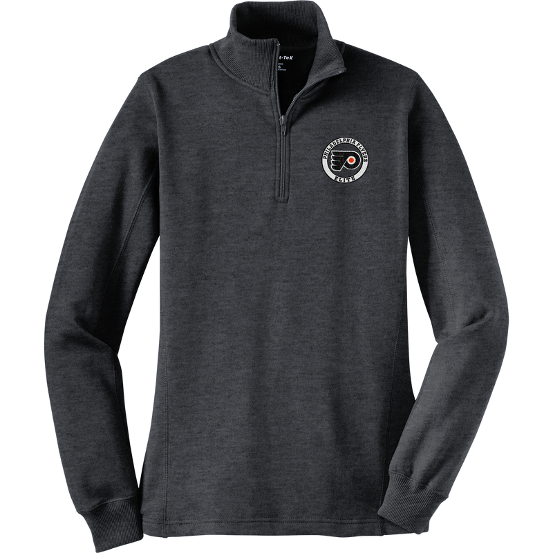 Philadelphia Flyers Elite Ladies 1/4-Zip Sweatshirt