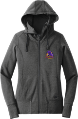 Youngstown Phantoms New Era Ladies Tri-Blend Fleece Full-Zip Hoodie