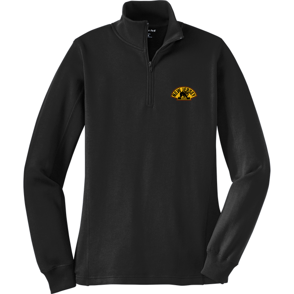 NJ Bears Ladies 1/4-Zip Sweatshirt