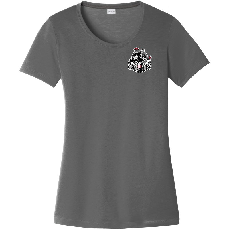 Grundy Senators Ladies PosiCharge Competitor Cotton Touch Scoop Neck Tee