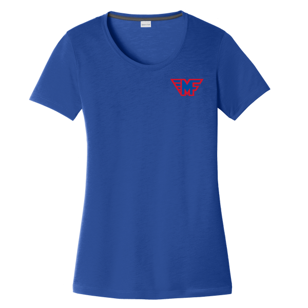 Mid-Fairfield Ladies PosiCharge Competitor Cotton Touch Scoop Neck Tee