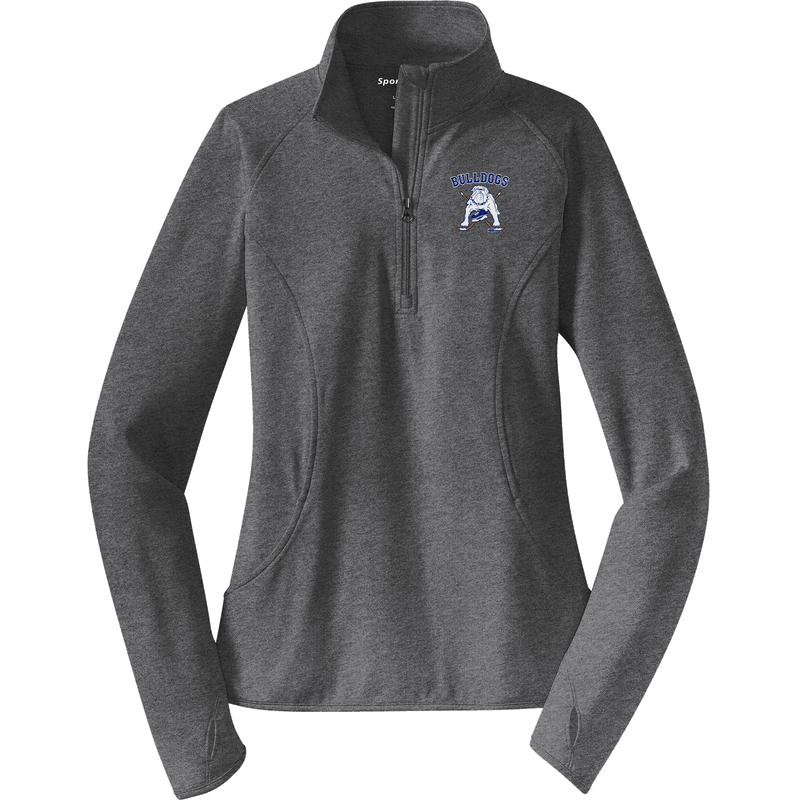 Chicago Bulldogs Ladies Sport-Wick Stretch 1/4-Zip Pullover