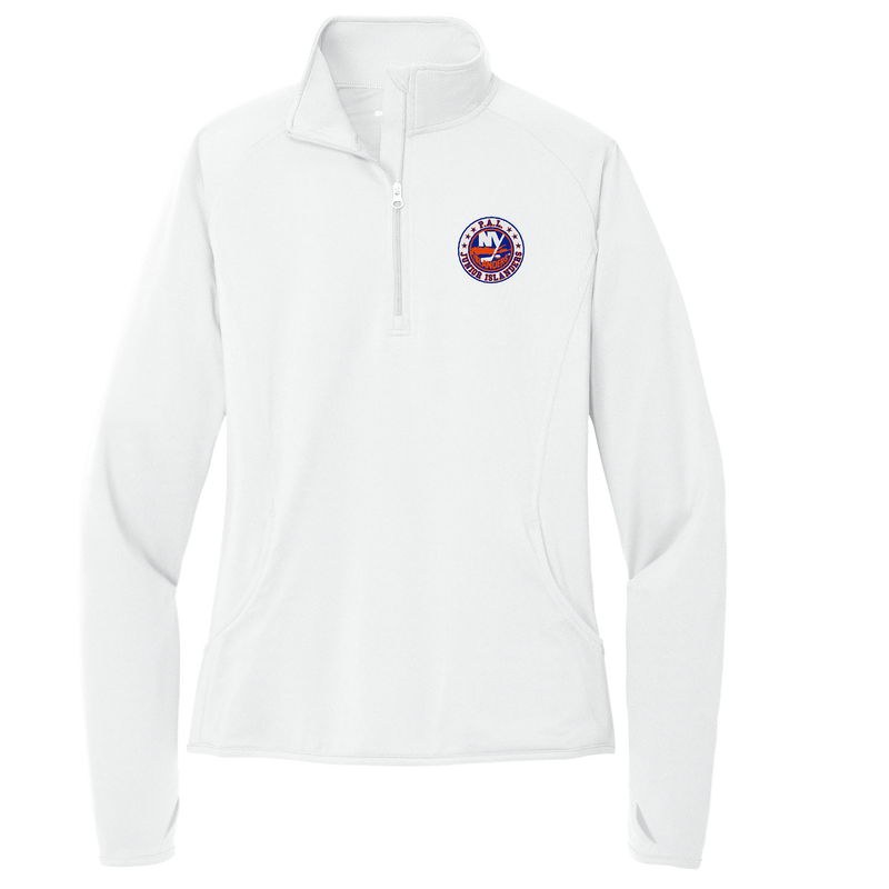 PAL Jr. Islanders Ladies Sport-Wick Stretch 1/4-Zip Pullover