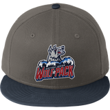 Hartford Jr. Wolfpack New Era Flat Bill Snapback Cap