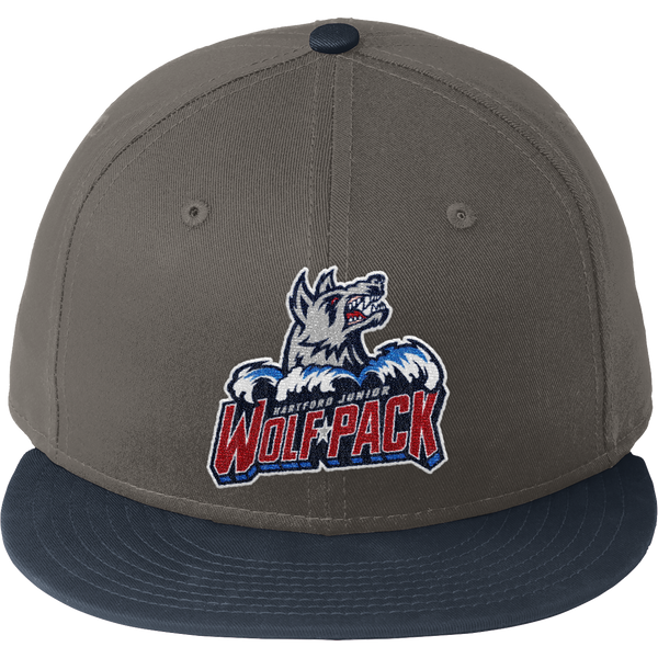 Hartford Jr. Wolfpack New Era Flat Bill Snapback Cap