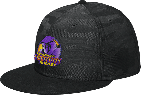 Youngstown Phantoms New Era Camo Flat Bill Snapback Cap