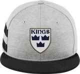 North Jersey Kings New Era Shadow Heather Striped Flat Bill Snapback Cap