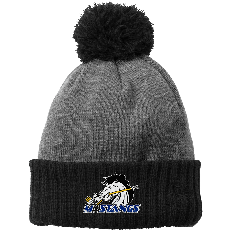 Mid-State Mustangs New Era Colorblock Cuffed Beanie