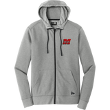 Team Maryland New Era Tri-Blend Fleece Full-Zip Hoodie