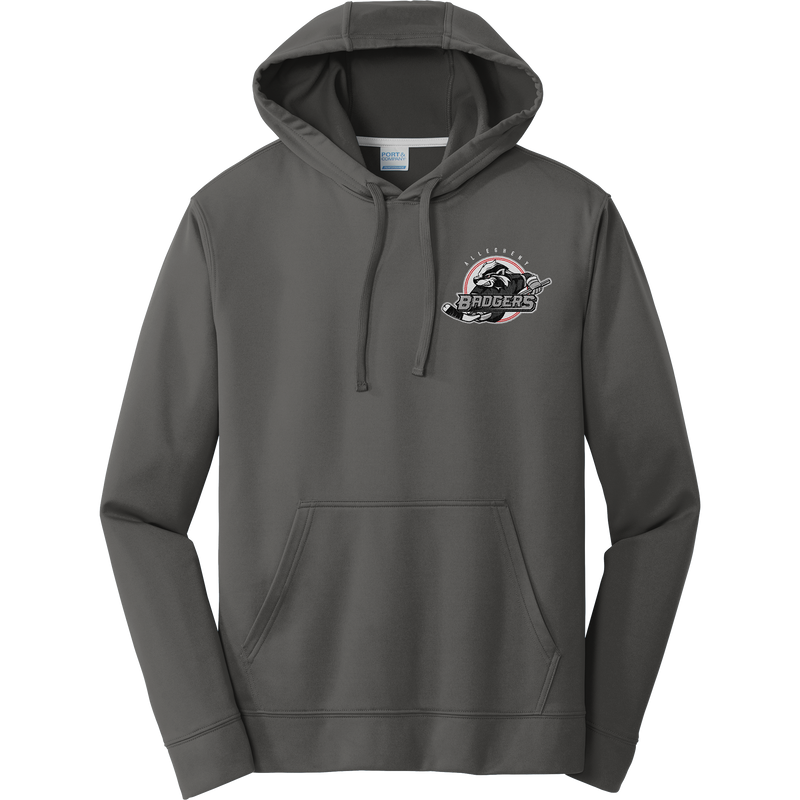 Allegheny Badgers Performance Fleece Pullover Hooded Sweatshirt