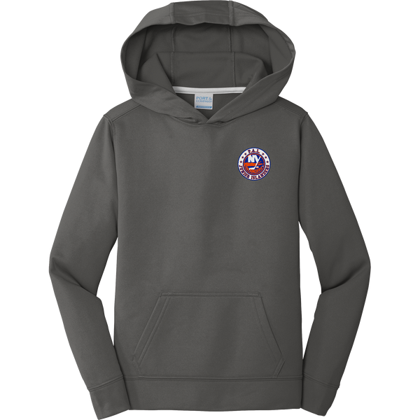 PAL Jr. Islanders Youth Performance Fleece Pullover Hooded Sweatshirt