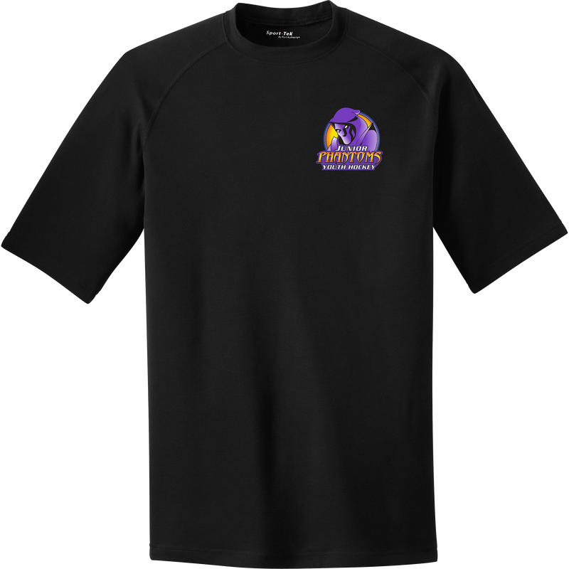 Jr. Phantoms PosiCharge Tri-Blend Wicking Raglan Tee