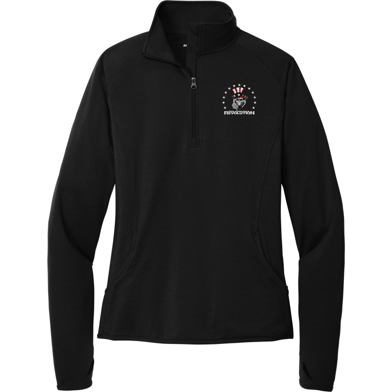 Phila Revolution Ladies Sport-Wick Stretch 1/4-Zip Pullover