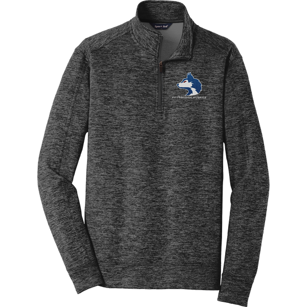 Pittsburgh Huskies PosiCharge Electric Heather Fleece 1/4-Zip Pullover