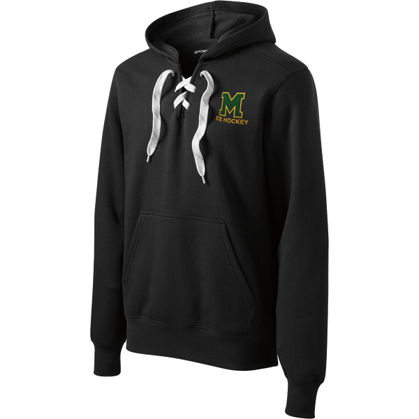 HVM Montgomery Lace Up Pullover Hooded Sweatshirt