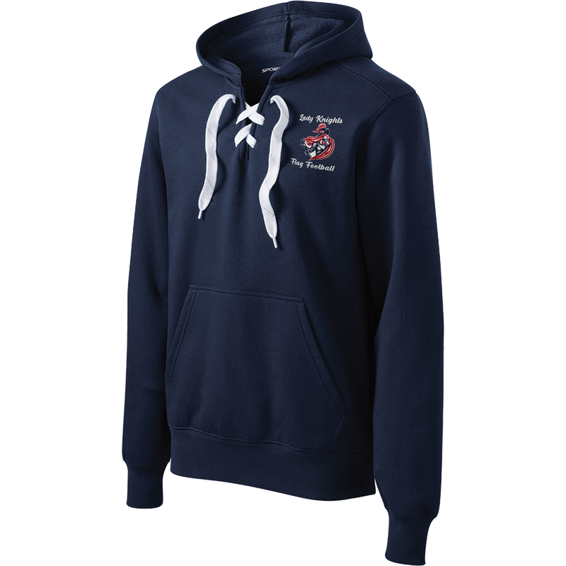 Kennedy Lady Knights Lace Up Pullover Hooded Sweatshirt