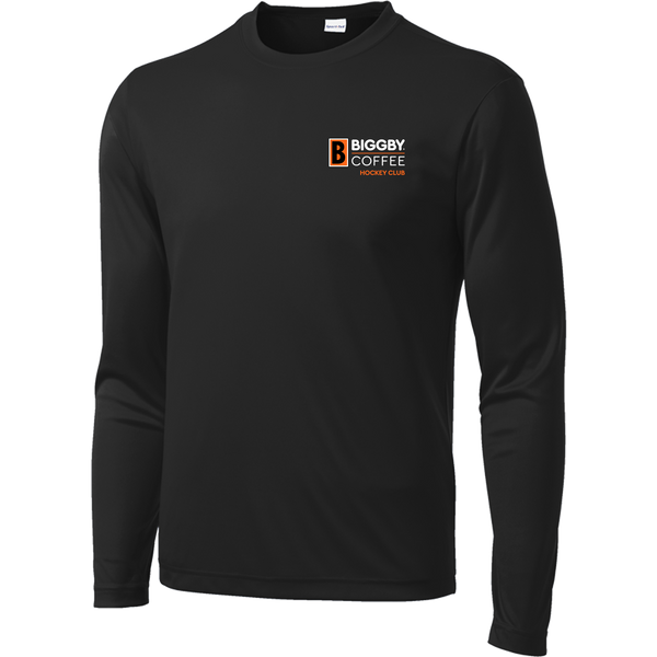 Biggby Coffee Hockey Club Long Sleeve PosiCharge Competitor Tee