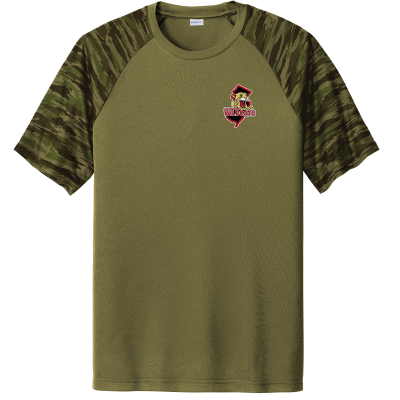 Jersey Shore Wildcats Drift Camo Colorblock Tee