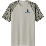 Midd South Athletics Drift Camo Colorblock Tee