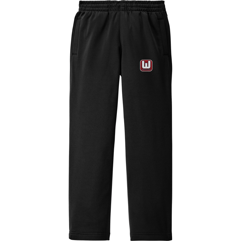 CT Whalers Tier 1 Youth Sport-Wick Fleece Pant