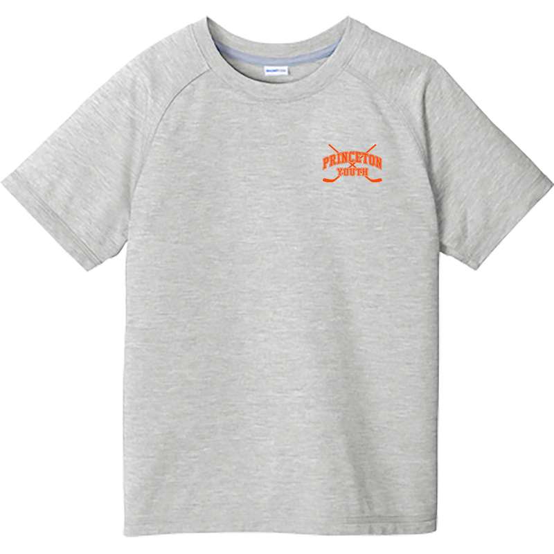 PYH Youth PosiCharge  Tri-Blend Wicking Raglan Tee