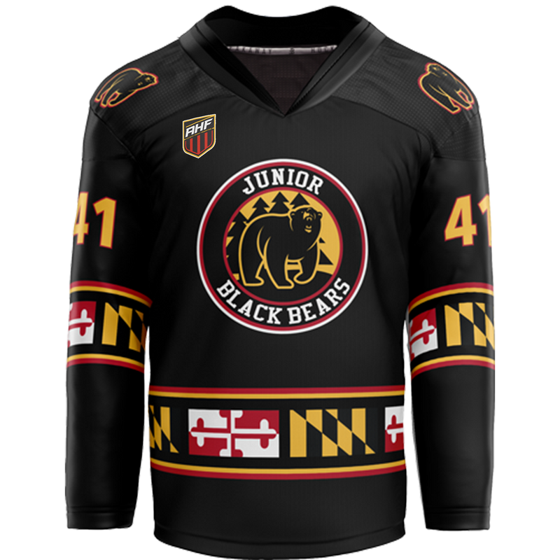 MD Jr Black Bears Youth Player Sublimated Jersey